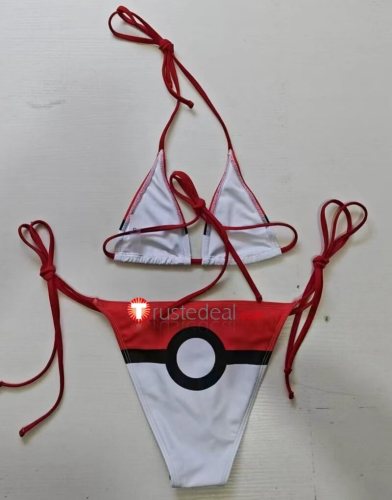 Commission Pokeball Bikini Cosplay Costume