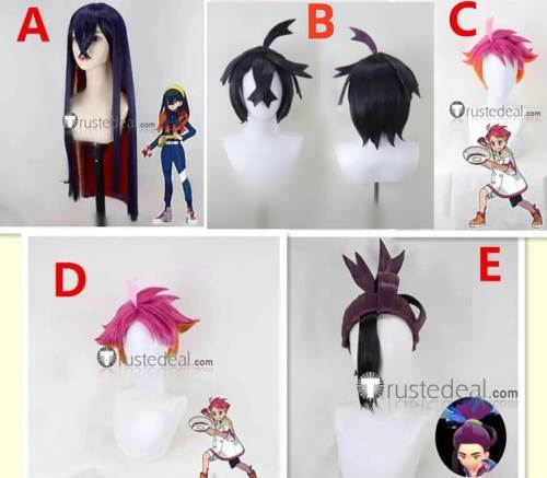Pokemon Scarlet and Violet Carmine Kieran Crispin Styled Cosplay Wig
