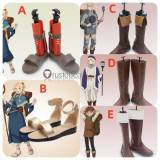 Dungeon Laios Marcille Falin Chilchuck Cosplay Shoes Boots