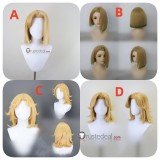 Emma Blonde Styled Cosplay Wig