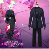 NEEDY GIRL OVERDOSE Nechika sama Michica Gokubara Gothic Black Red Holloween Cosplay Costume