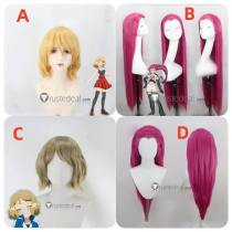 Serena Jessie Pink Blonde Styled Cosplay Wig
