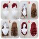 Commission Silver Brown Red Styled Cosplay Wig