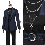 NEEDY GIRL OVERDOSE Nechika sama Michica Gokubara Gothic Black Red Holloween Cosplay Costume
