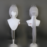 Luna Saika Sakurakouji Silver Styled Cosplay Wig