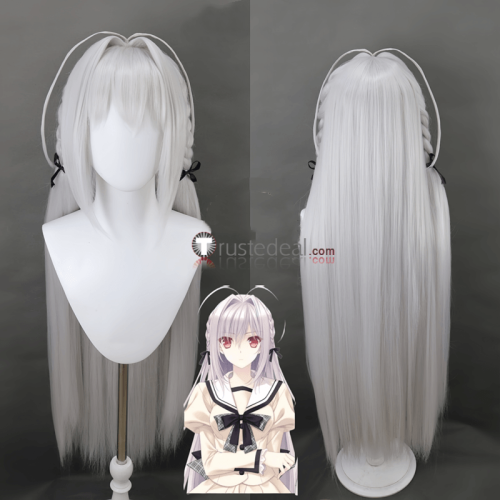 Luna Saika Sakurakouji Silver Styled Cosplay Wig