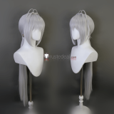 Luna Saika Sakurakouji Silver Styled Cosplay Wig