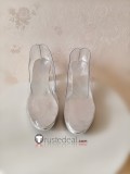 Yoshiko Ruby Chika Angel White Cosplay Shoes Boots