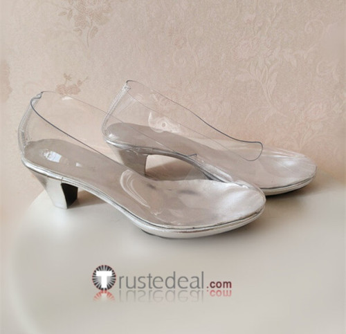 Yoshiko Ruby Chika Angel White Cosplay Shoes Boots