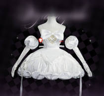 Zombie Stage Sua White Cosplay Costume