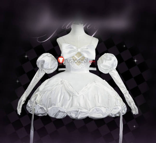 Zombie Stage Sua White Cosplay Costume
