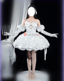 Zombie Stage Sua White Cosplay Costume