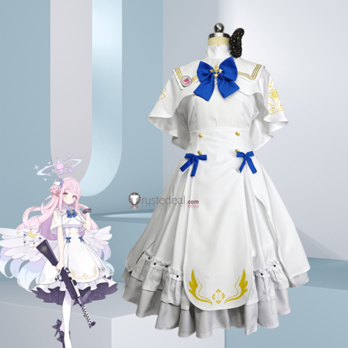 Blue Archive Misono Mika White Cosplay Costume