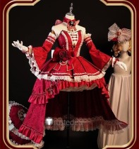 Identity Ⅴ Perfumer Red Dress Halloween Cosplay Costume