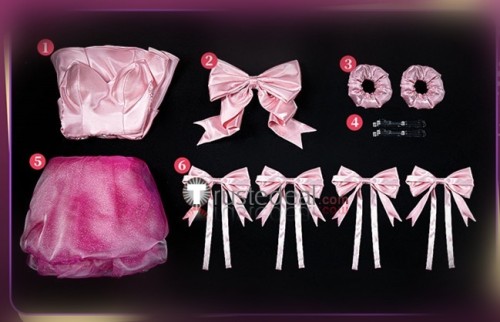Zombie Stage Mizi Pink Cosplay Costume