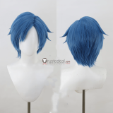 Geeta Giovanni Falkner Ethan Purple Black Blue Styled Cosplay Wig