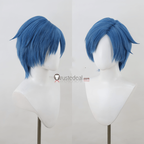 Geeta Giovanni Falkner Ethan Purple Black Blue Styled Cosplay Wig