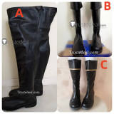 Tensei Shitara Slime Datta Ken Elen Eren Shuna Hakurou Benimaru Black Cosplay Shoes Boots