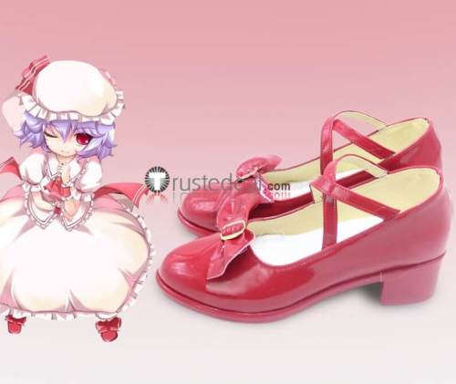 Alice Margatroid Komeiji Koishi Remilia Red Brown Cosplay Boots Shoes