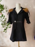 N Black Coat Cosplay Costume