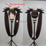 Commission Guilty Gear Jam Kuradoberi Brown Styled Cosplay Wig