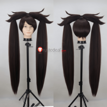 Commission Guilty Gear Jam Kuradoberi Brown Styled Cosplay Wig