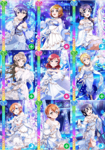 Maki Nico Kotori Umi Nozomi Honoka Eli Rin Hanayo White BokuHika Cosplay Costume