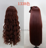 Commission Brown Red Styled Cosplay Wig