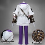 Limbus Company Kira White Purple Cosplay Costume 2