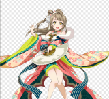 Kotori Nico Pink Kimono Cosplay Costume