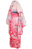 Kotori Nico Pink Kimono Cosplay Costume