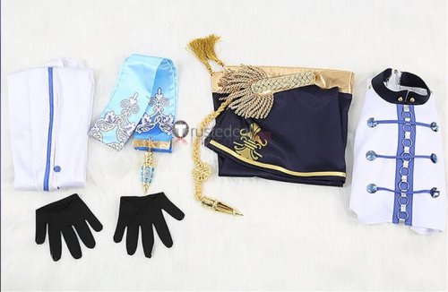 NU Carnival Edmond SR White Cosplay Costume