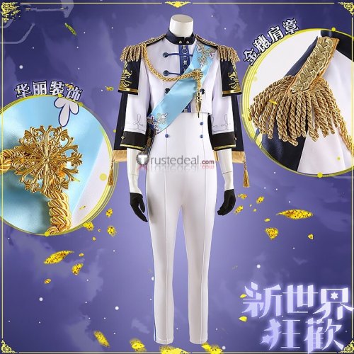 NU Carnival Edmond SR White Cosplay Costume