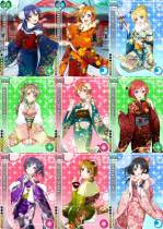 Maki Eli Umi Nozomi Hanayo Rin Kotori Nico New Year Kimono Cosplay Costume