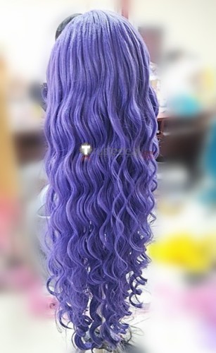Purple Styled Cosplay Wig