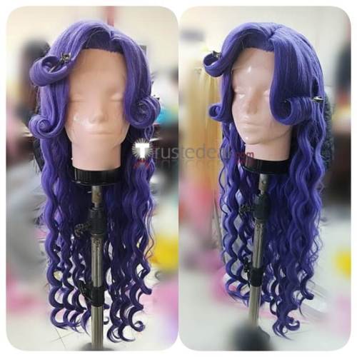 Purple Styled Cosplay Wig
