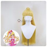 Pretty Cure PreCure Asahina Mirai Cure Étoile Blonde Golden Ponytail Styled Cosplay Wigs