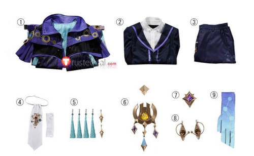 Genshin Impact Mitya Cosplay Costume