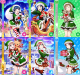 Chika Dia Riko Kanan Ruby Yoshiko You Mari Hanamaru Christmas Green Cosplay Costume