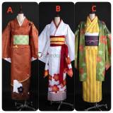 Nanami Kimono Yukata Cosplay Costumes