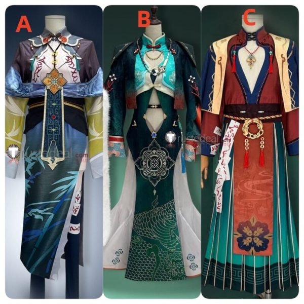 NU Carnival Rei Edmond Eiden Zombie Jiangshi Cosplay Costume