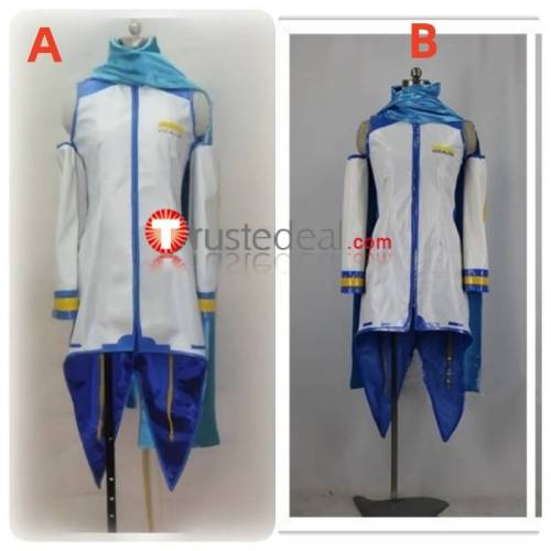 Vocaloid Miku Black Kaito Female White Set Cosplay Costumes