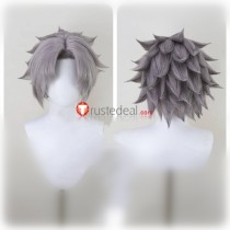 Silver White Gray Styled Cosplay Wig