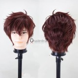 Brown Red Styled Red Cosplay Wig