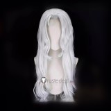 Silver White Curly Styled Cosplay Wig 60cm