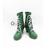 Green Cosplay Shoes Boots Heels