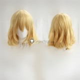 Short Blonde Gold Cosplay Wig