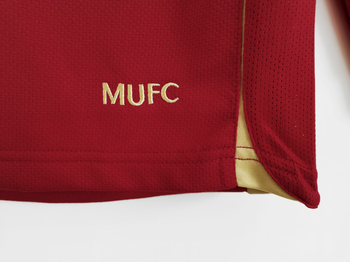 Manchester United Home Long Sleeve Retro Jersey 06/07