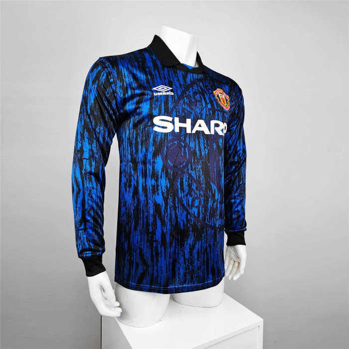 Manchester United Away Long Sleeve Retro Jersey 92/93