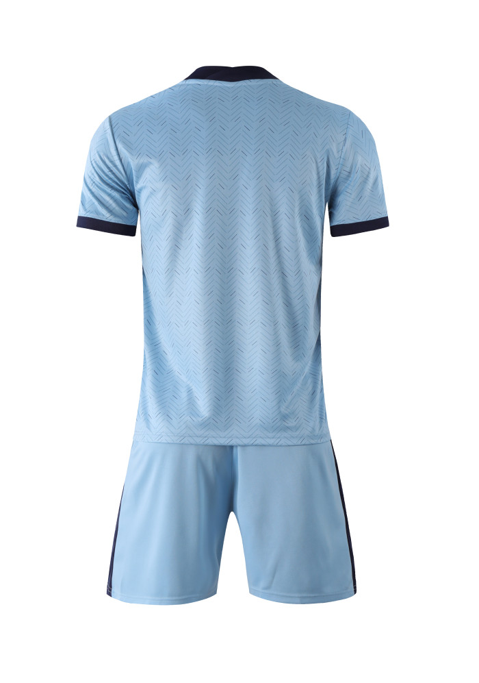 Top Quality Men Soccer Jersey Blue